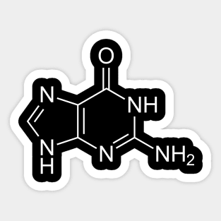 Guanine C5H5N5O Sticker